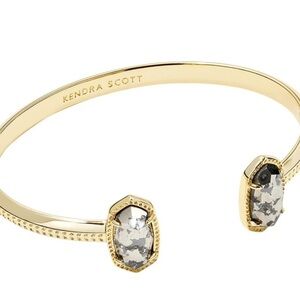 Kendra Scott Lux Pave Gold and Pyrite Elton Bracelet-RARE